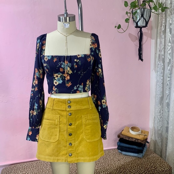 We The Free ~ corduroy skirt ~ 30 - Picture 9 of 12